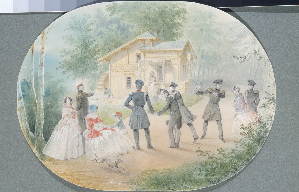 Børnemølle i Alexandria Park i Peterhof af Mihaly von Zichy