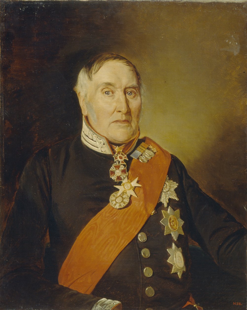 Portræt af Baronet Sir James Wylie 1768-1854 af Mihaly von Zichy