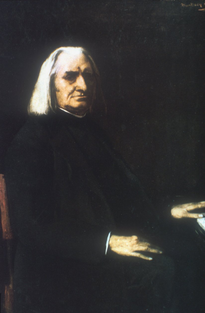 Franz Liszt, 1886 af Mihály Munkácsy