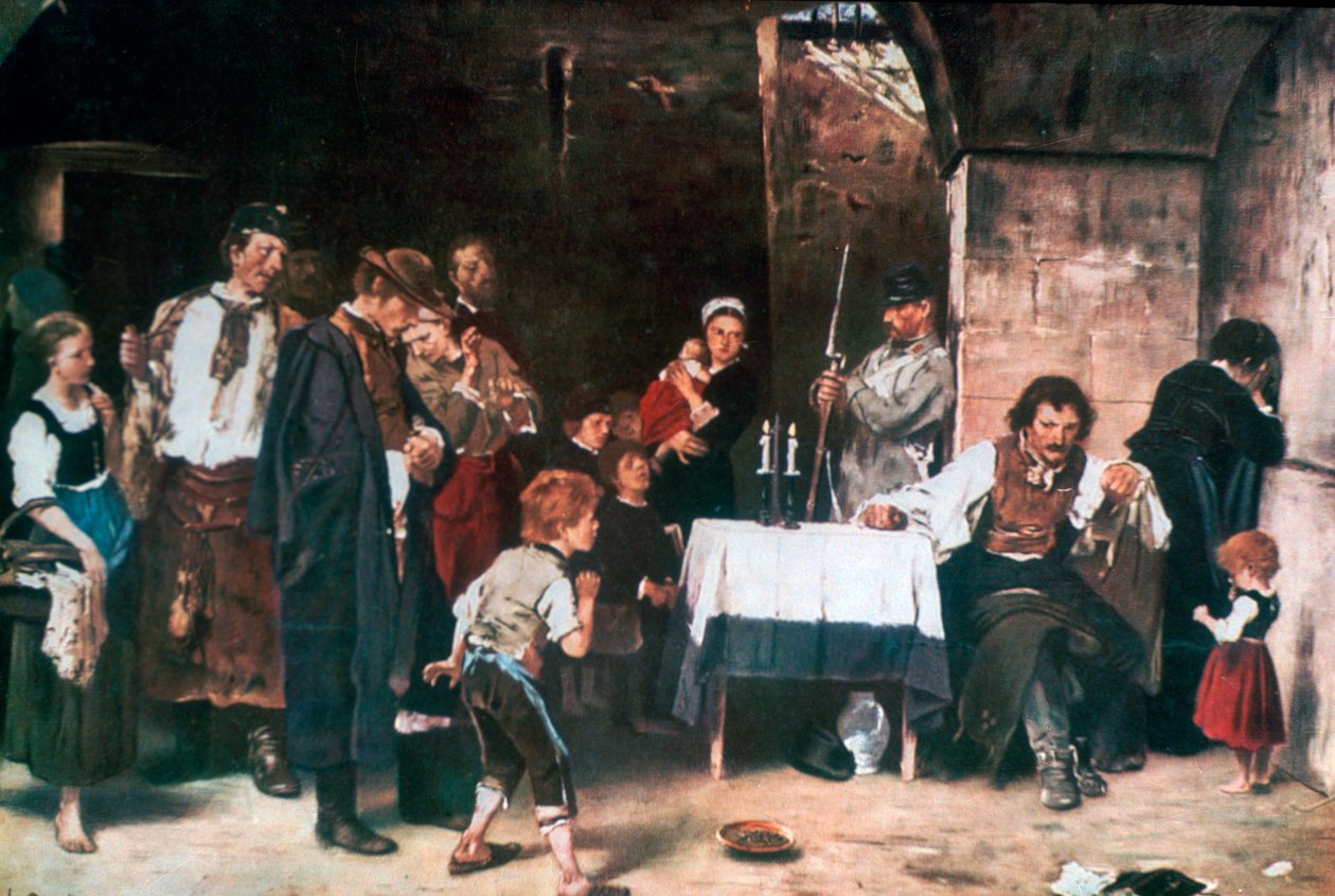 Den fordømte celle, c1864-1900 af Mihály Munkácsy