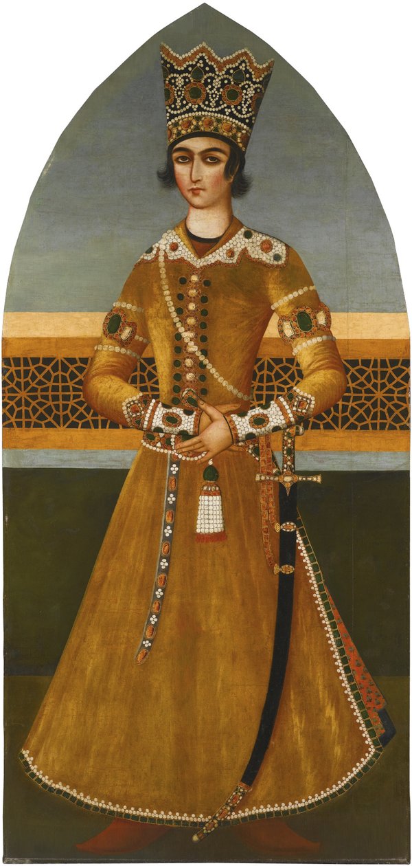 Portræt af Prins Abbas Mirza af Mihr Ali