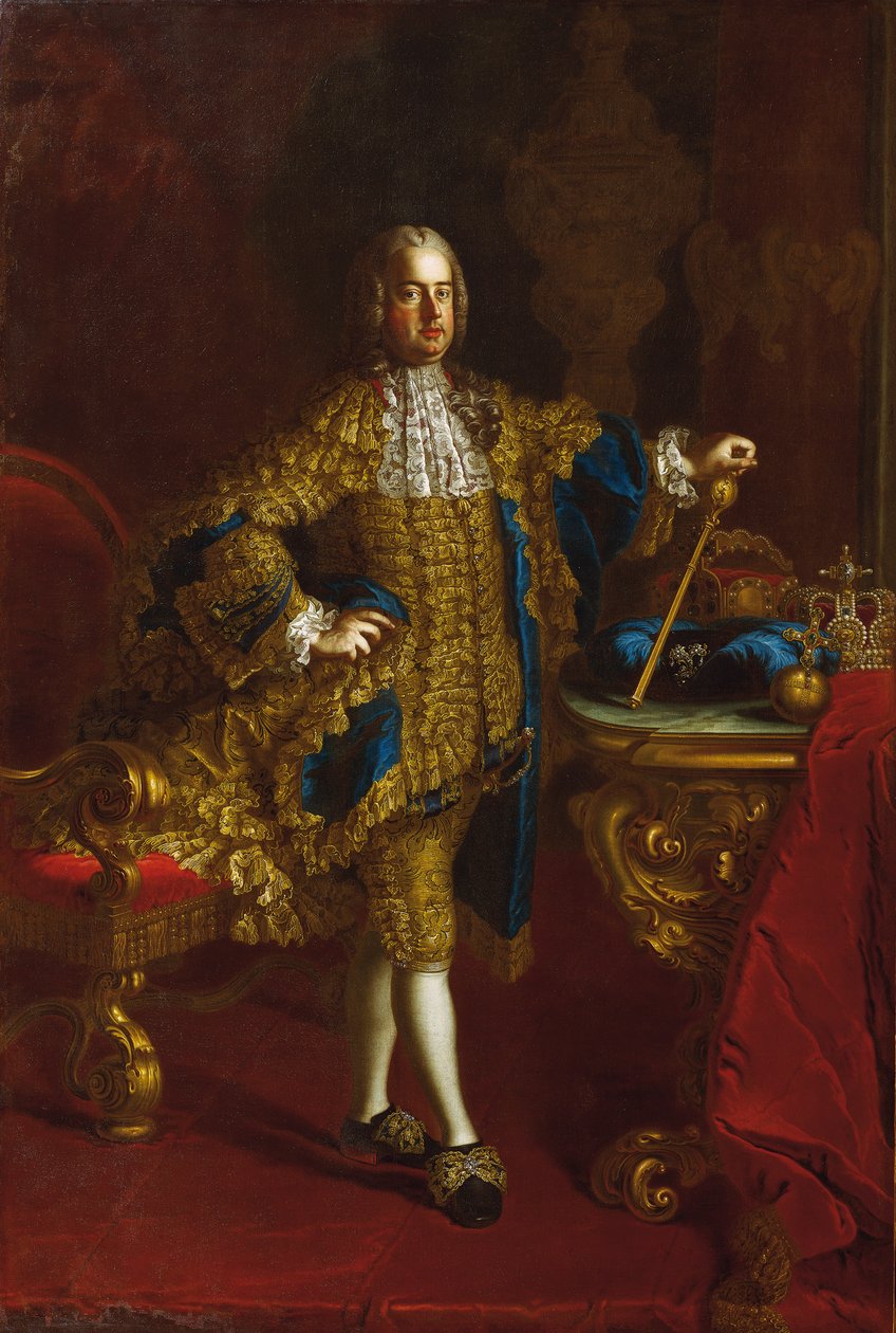 Portræt af kejser Frans I af Østrig 1708-1765, mellem 1745 og 1765. af Mijtens