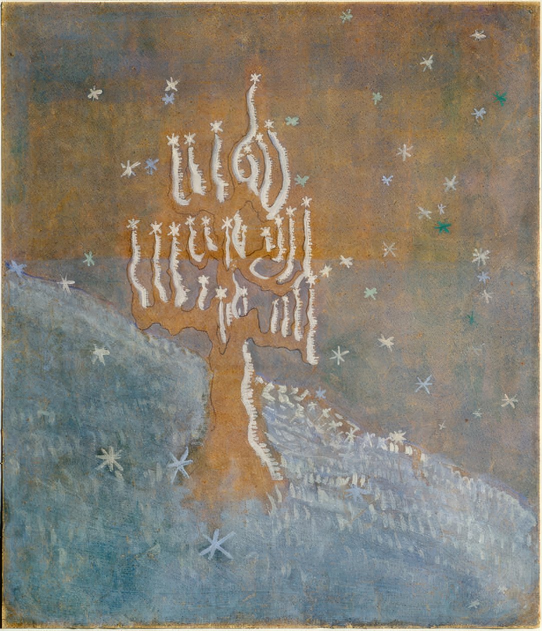 Vinter (I) af Mikalojus Ciurlionis