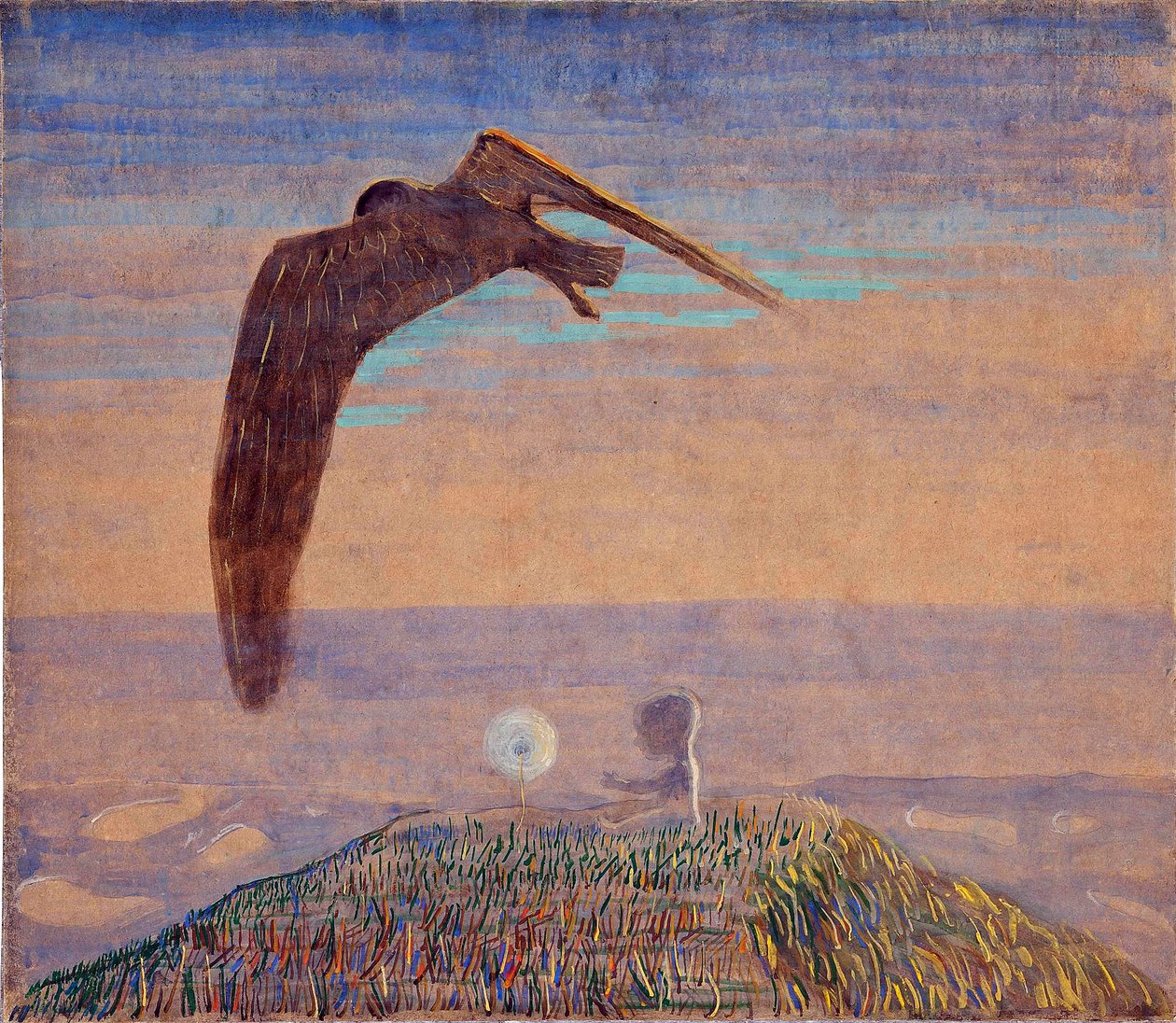 Eventyr II af Ciurlionis, Mikalojus Konstantinas (1875-1911). Tempera på papir, størrelse: 62,2x71,9 af Mikalojus Konstantinas Čiurlionis