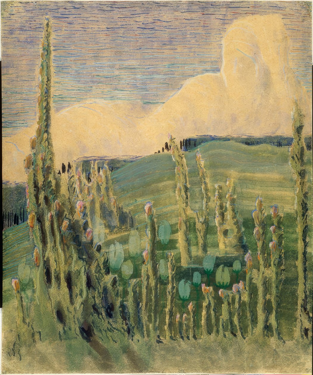 Sommer (III) af Mikalojus Konstantinas Čiurlionis