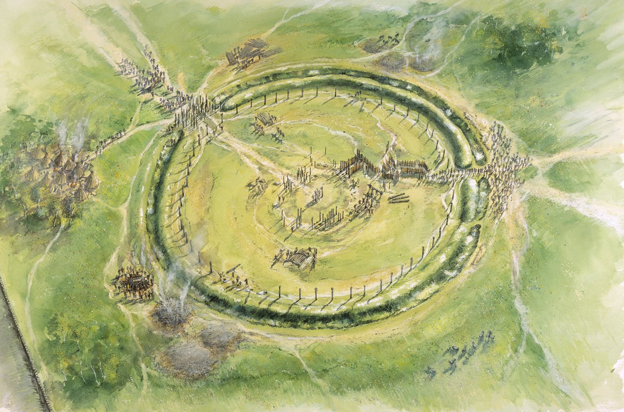 Stonehenge fase 2, c27. århundrede f.Kr., c1990-2010 af Mike Seaforth