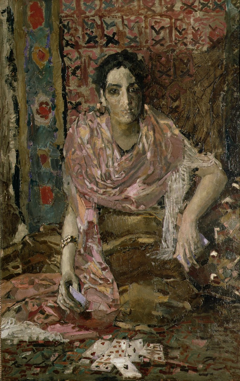 Spåkonen, 1895 af Mikhail Aleksandrovich Vrubel