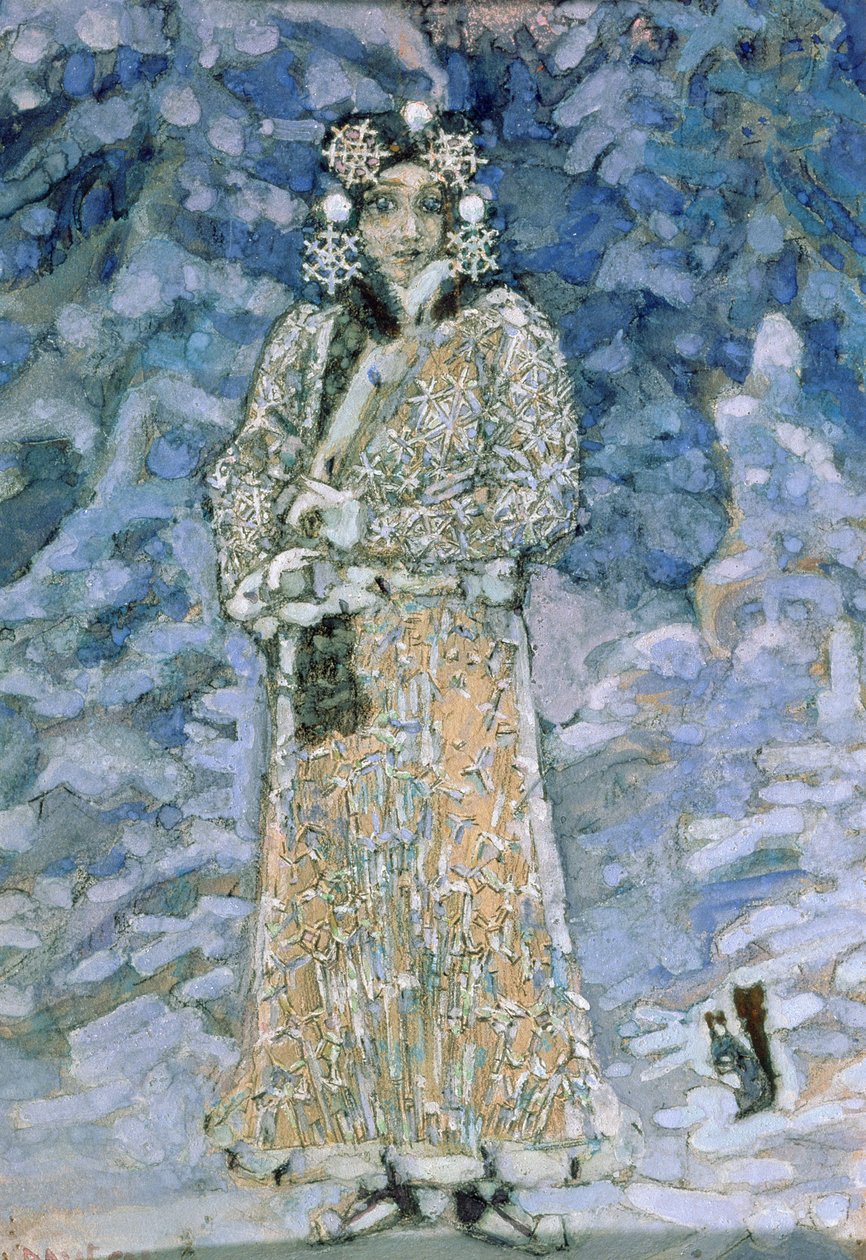 Snepigen, en skitse til operaen af Nikolai Rimskij-Korsakov (1844-1908), 1890