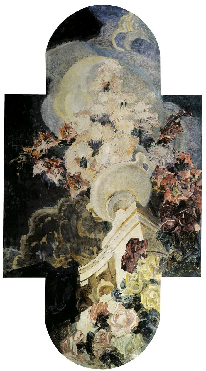 Krysantemum, 1894. af Mikhail Aleksandrovich Vrubel