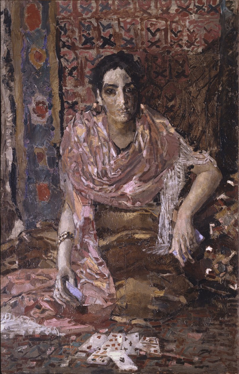 Spåkone, 1895 af Mikhail Aleksandrovich Vrubel
