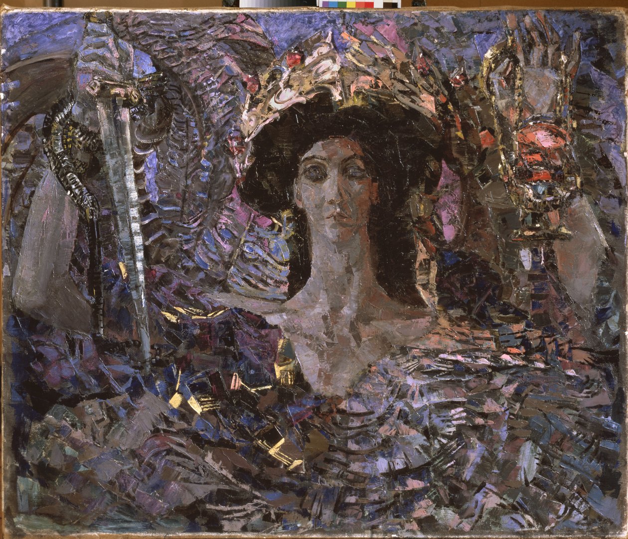Seksfløjede serafer (Azrael) 1904 af Mikhail Aleksandrovich Vrubel