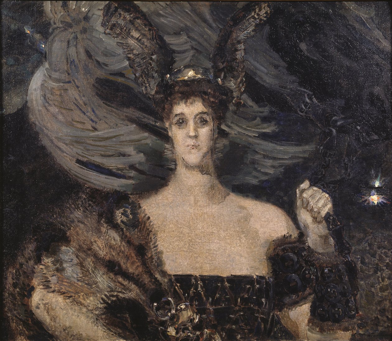 Valkyrien. Portræt af kunstneren og protektor grevinde Maria Tenisheva 1867-1928, 1899 af Mikhail Aleksandrovich Vrubel