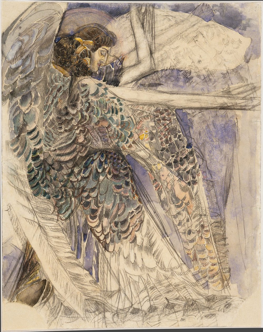 Seraph, 1904-1905. af Mikhail Aleksandrovich Vrubel