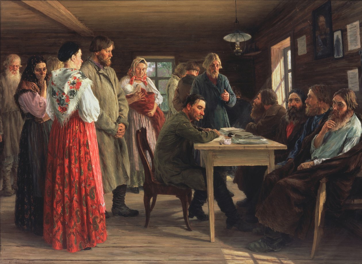 Fredsdommeren, 1888 af Mikhail Ivanovich Zoshchenko