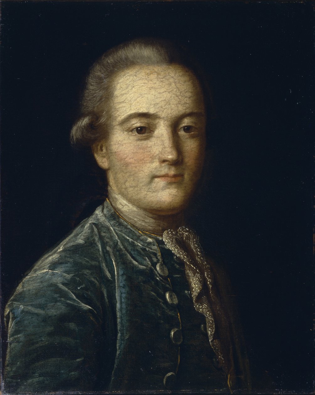 Portræt af Matvei Grigorievich Spiridov 1751-1829, 1776 af Mikhail Shibanov