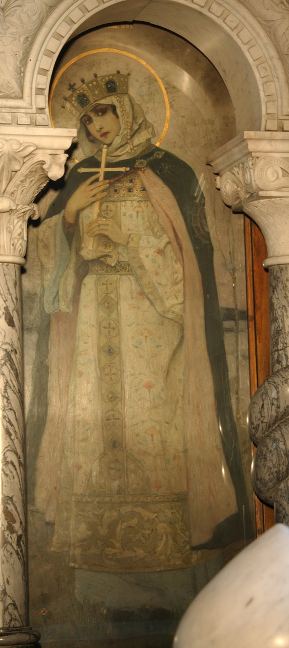Sankt Olga, prinsesse af Kiev, 1885-1896 af Mikhail Vasilievich Nesterov