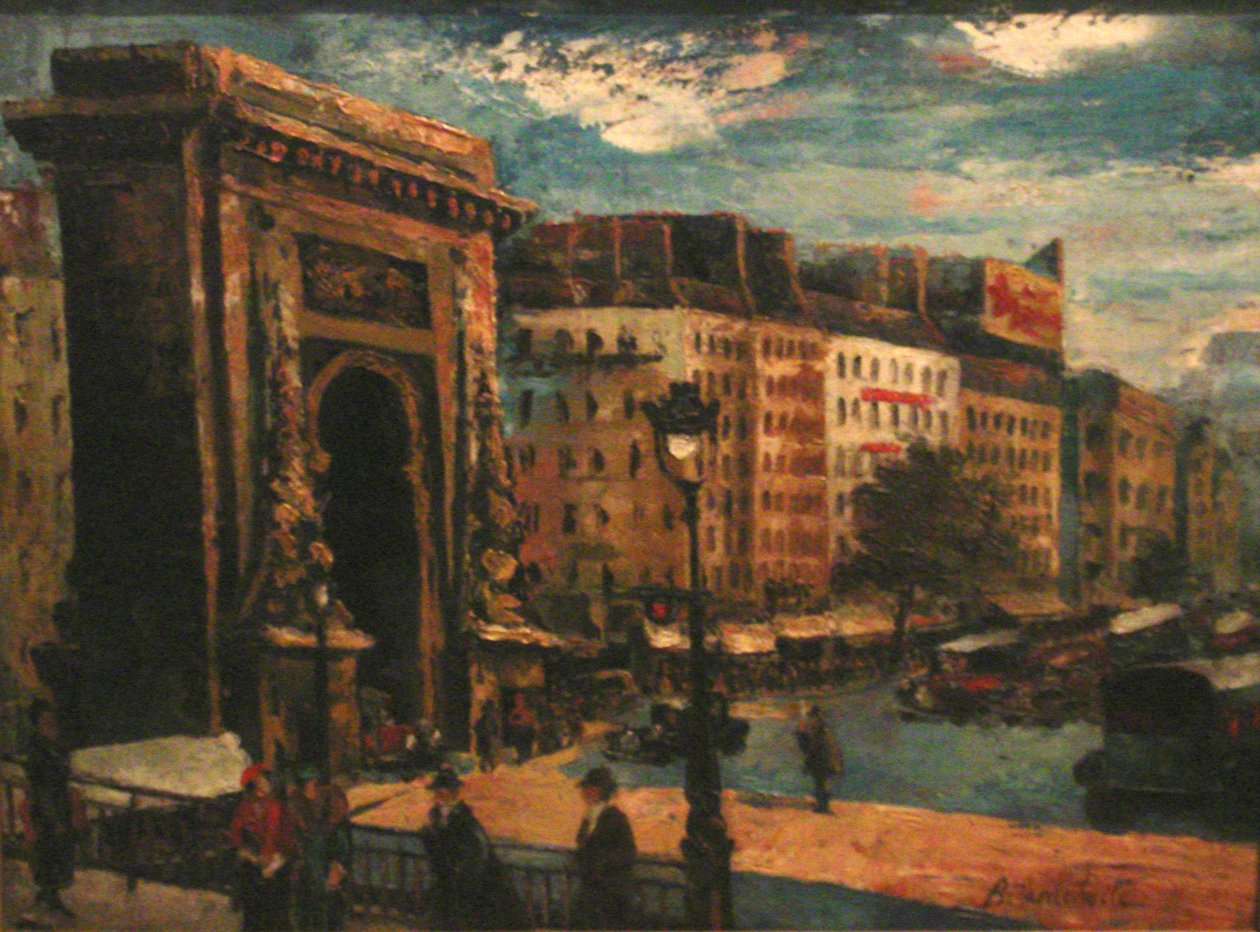 Paris Landscapen, Porte Saint-Denisn: n af Mikheil Bilanishvili