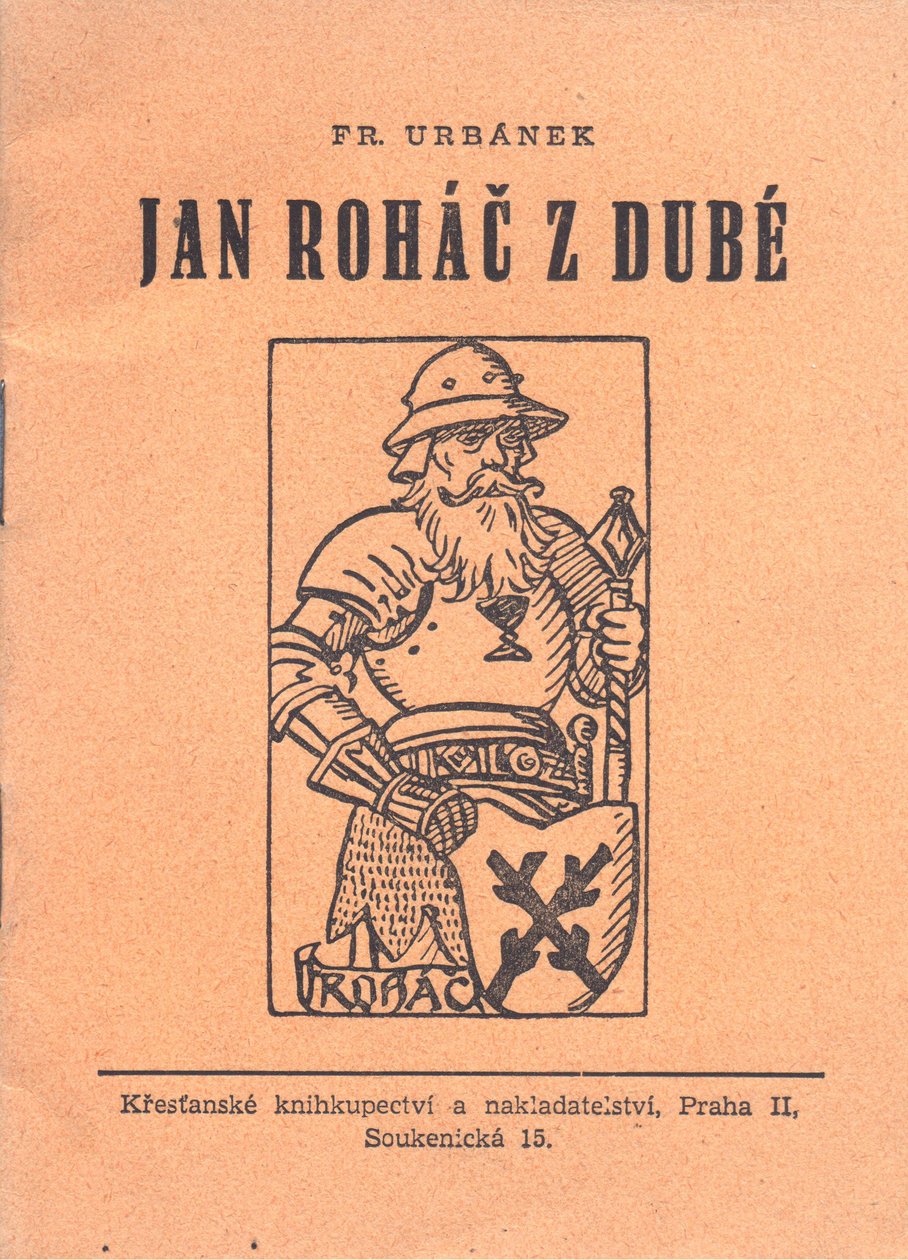 Bogomslag Jan Roháč z Dubé af Fr. Urban af Mikolas Ales