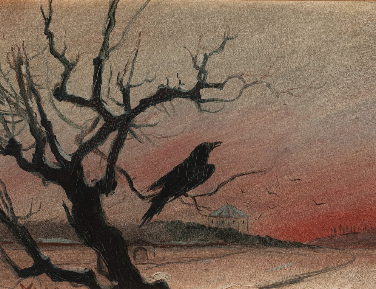 Ravnen af Karlštejn, 1882 af Mikolas Ales