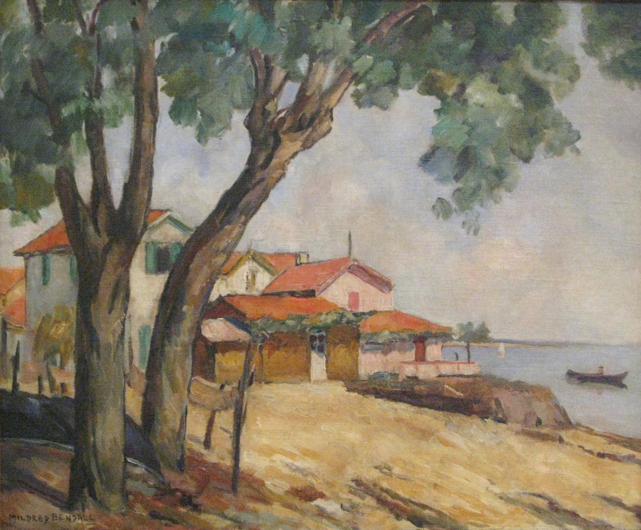 Udsigt ved Arcachon, 1931 af Mildred Bendall