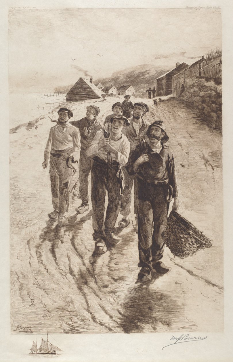 Fiskerens sang af Milton James Burns