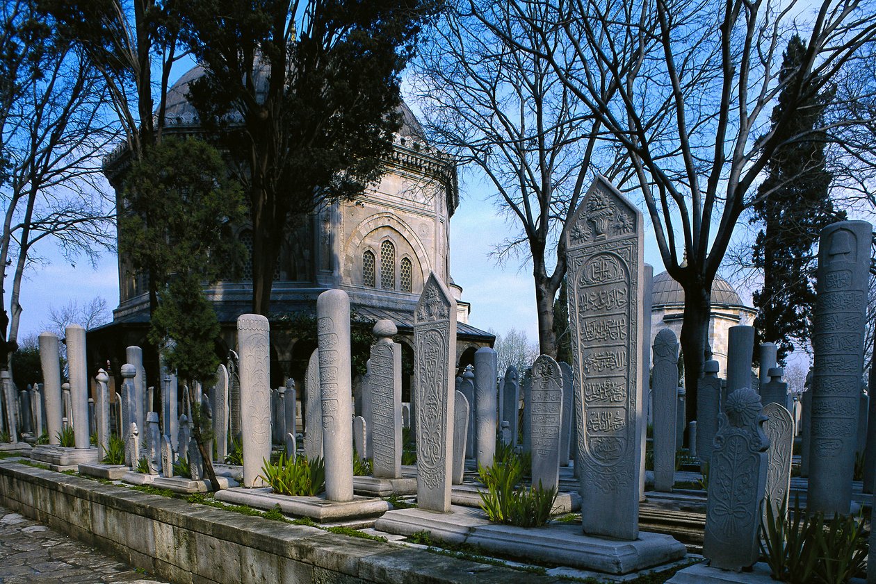 Graven af Suleyman I den Storslåede (1494-1566), Suleymaniye-moskeen af Mimar Sinan