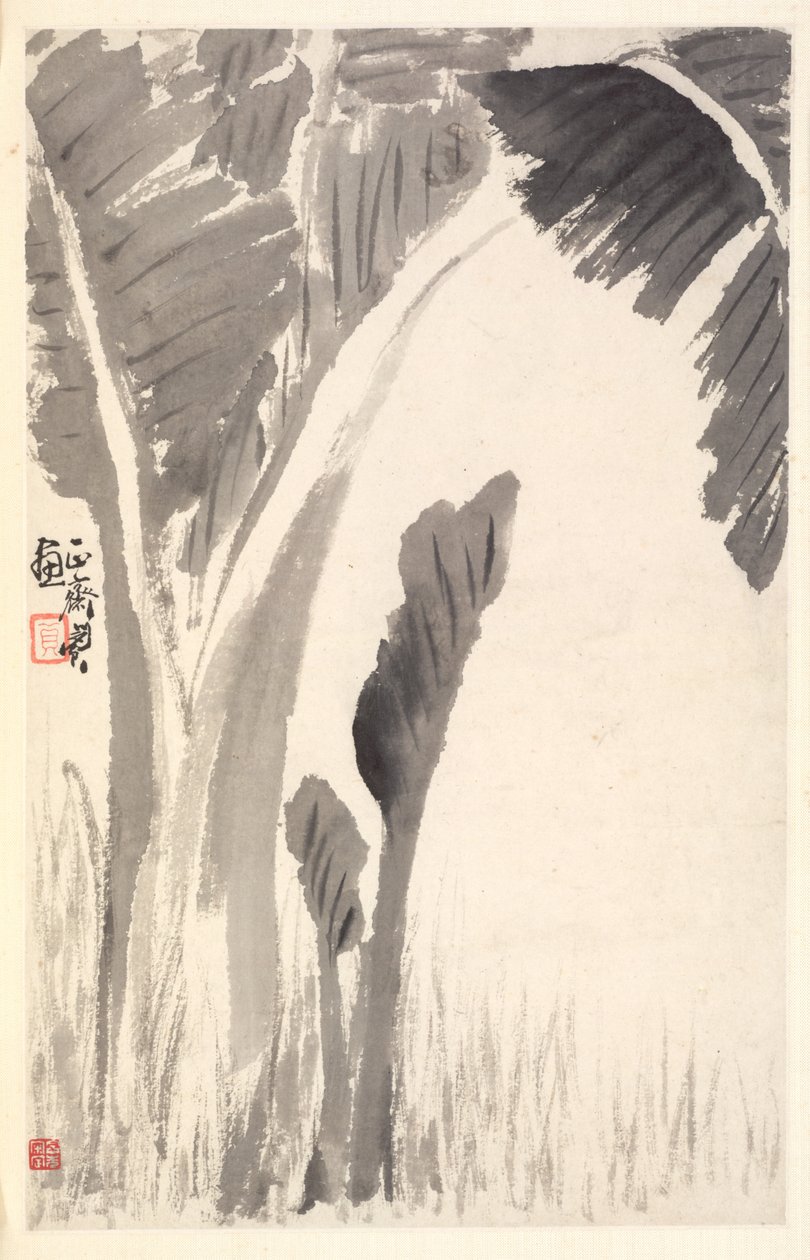Bananplanter, 1788. af Min Zhen
