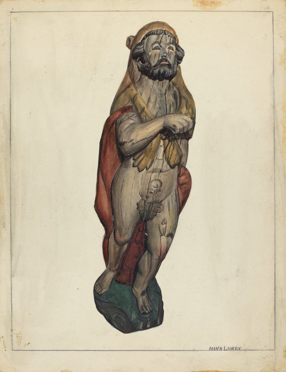 Galionsfigur: Hercules, ca. 1940. af Mina Lowry