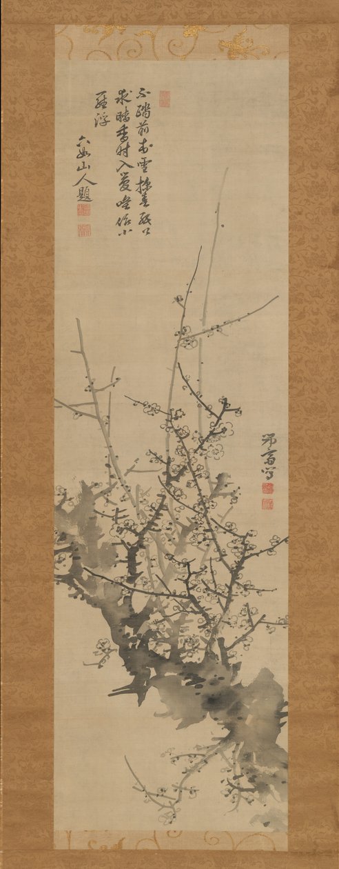 Blommeblomster, 18.-19. århundrede. af Minagawa Kien