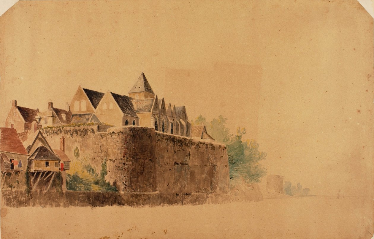 Den gamle katedral og Harolds tårn, St. af Miner Kilbourne Kellogg