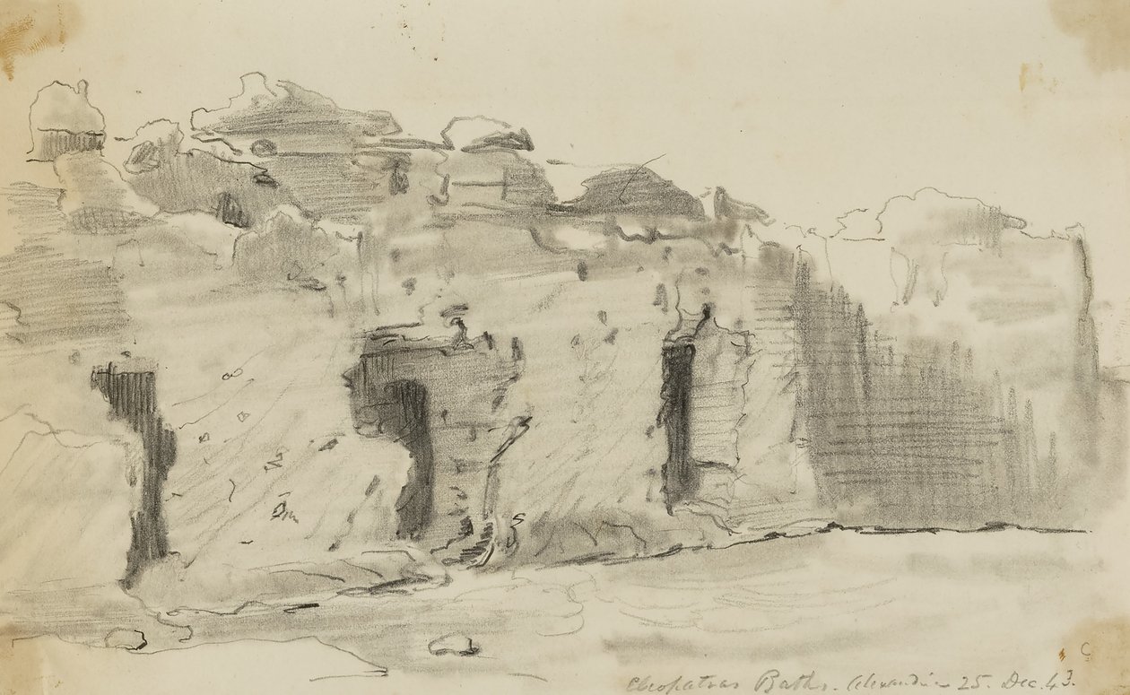 Kleopatras bade, Alexandria af Miner Kilbourne Kellogg