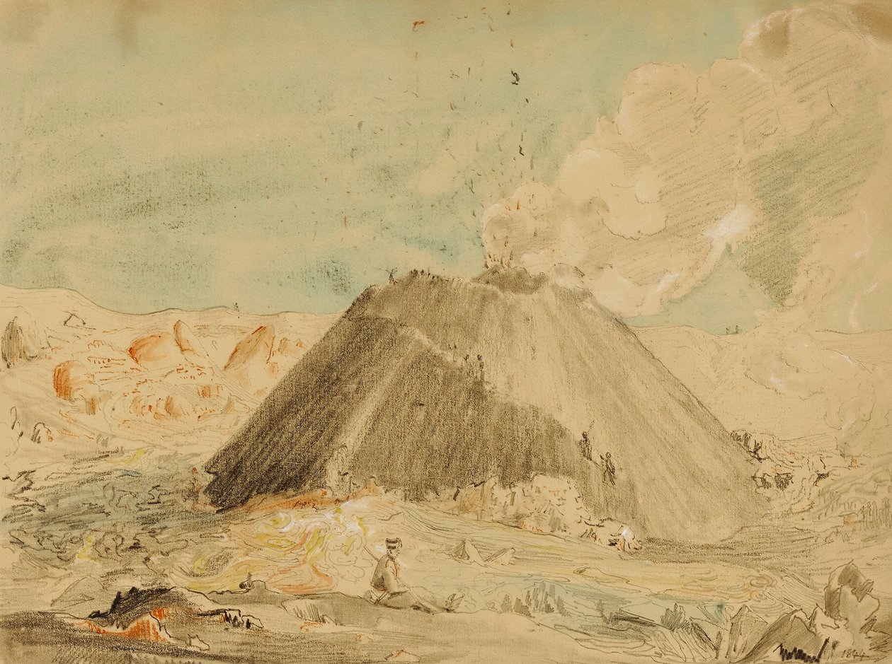 Tal i nærheden af Volcano af Miner Kilbourne Kellogg