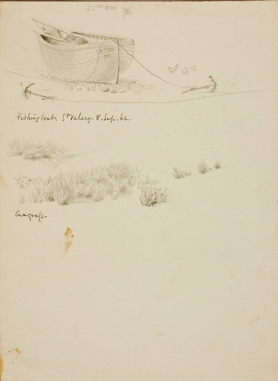 Fiskebåd/Seagrass, St. Valery af Miner Kilbourne Kellogg