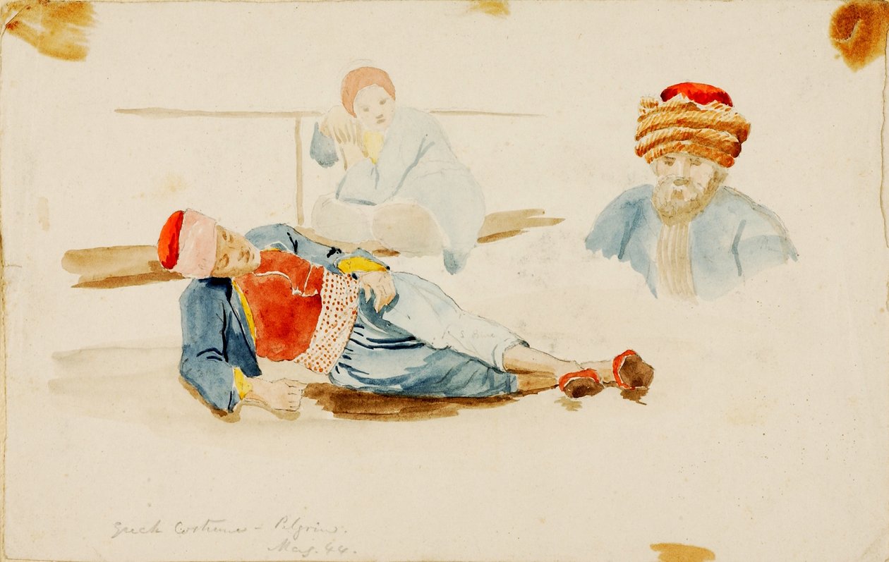 Græsk kostume, pilgrim af Miner Kilbourne Kellogg
