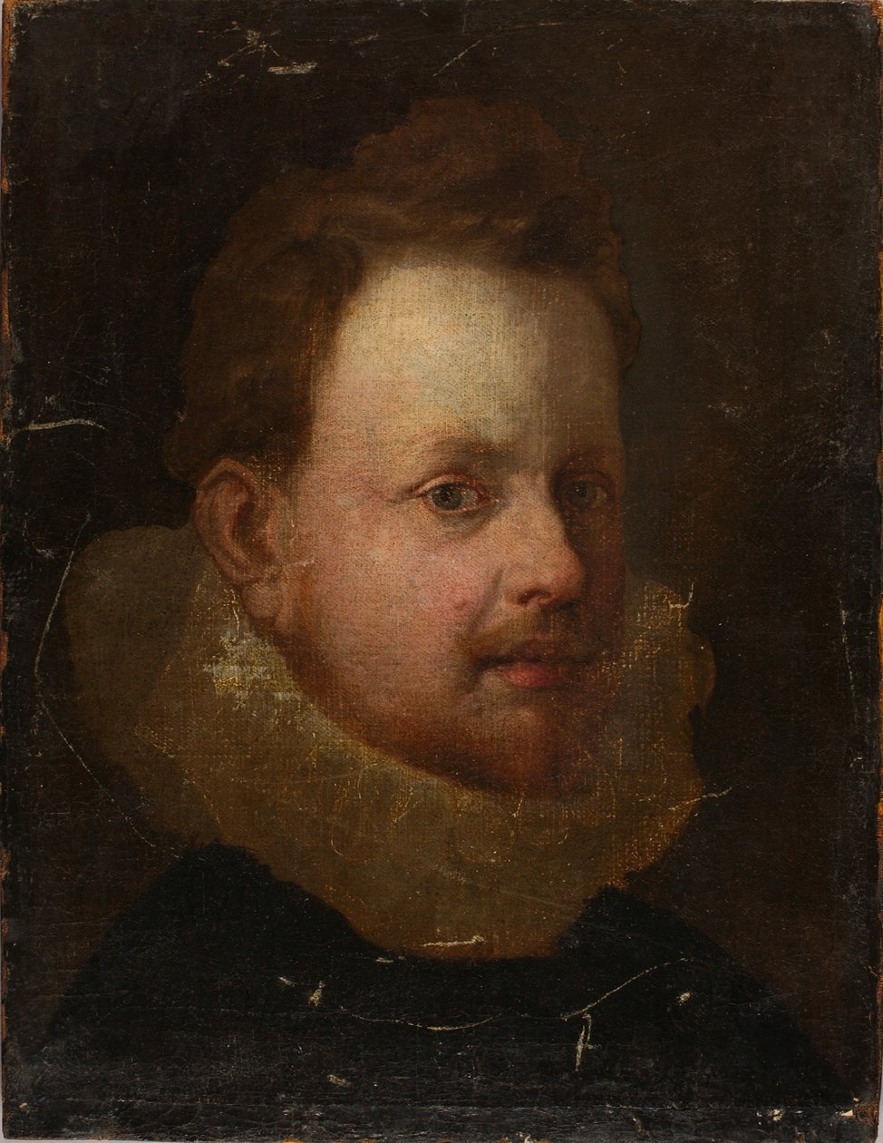 Hoved af en herre efter van Dyck af Miner Kilbourne Kellogg