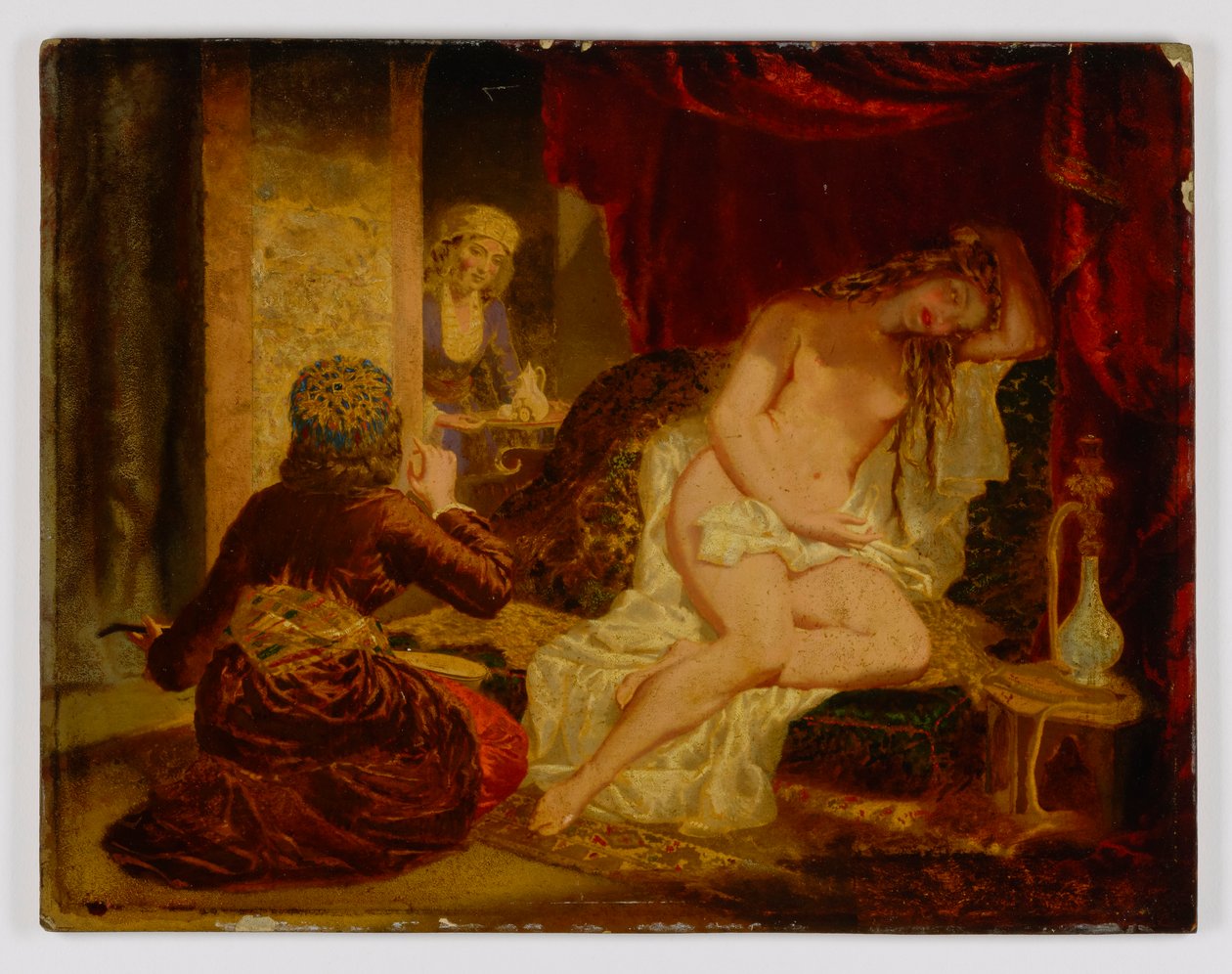 Orientalsk prinsesse efter badet, ca. 1866. af Miner Kilbourne Kellogg
