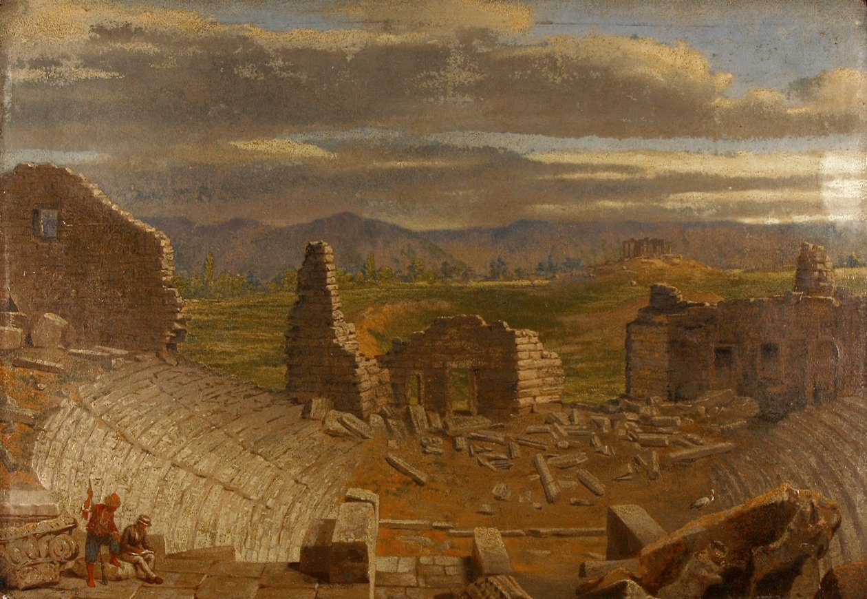 Ruinerne af Asrum Lilleasien: Udforsket med Layard Sir Henry Layard, ca. 1845. af Miner Kilbourne Kellogg