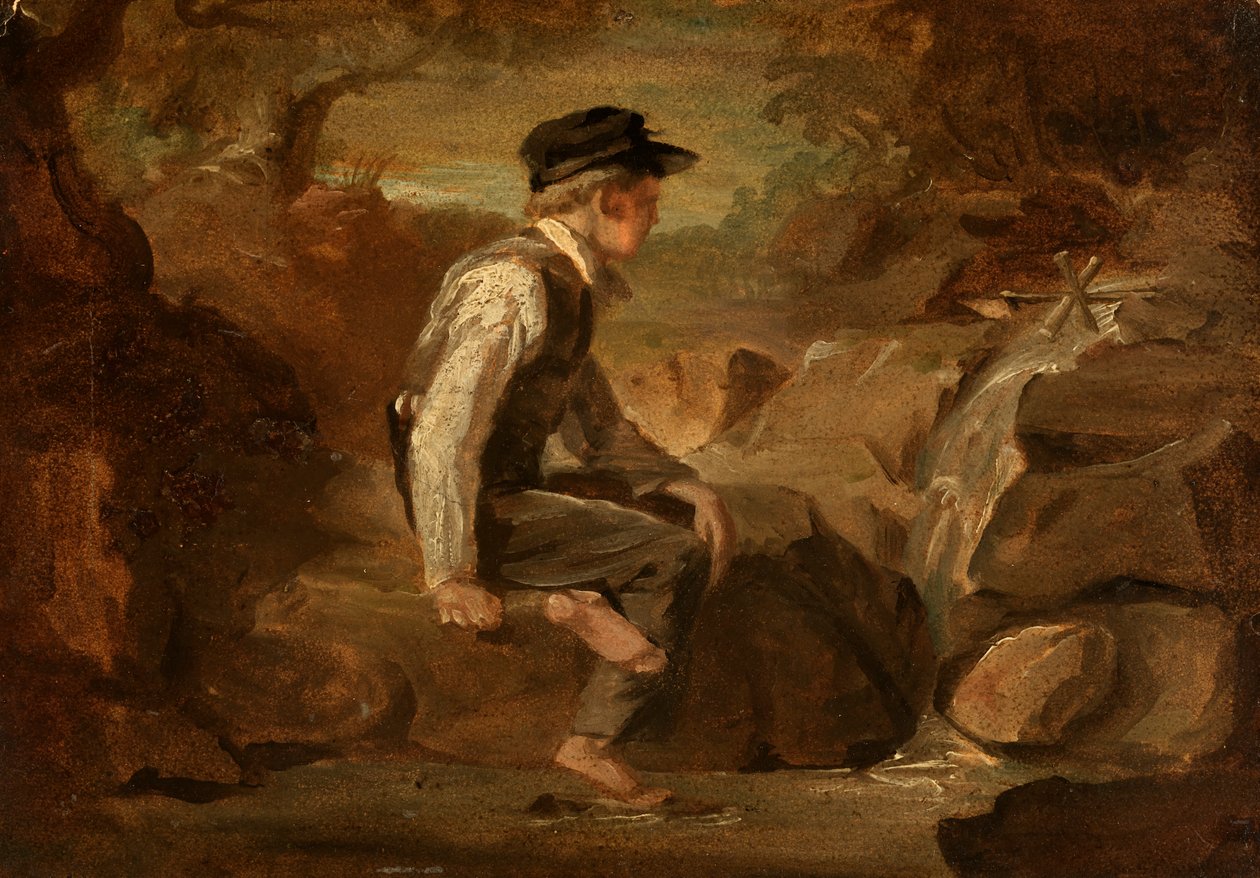 Den unge mekaniker, ca. 1839. af Miner Kilbourne Kellogg