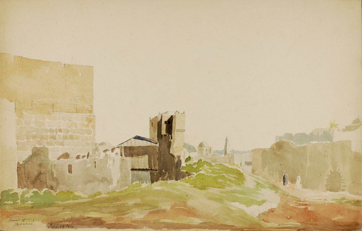 Hypacus-tårnet, Jerusalem af Miner Kilbourne Kellogg