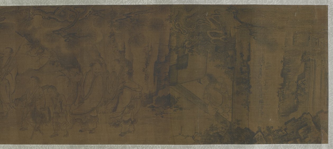 Daoistiske udødelige i bjergene af Ming Dynasty Chinese School