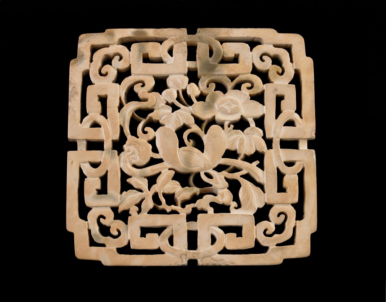 Plaque (far) (jade) af Ming Dynasty Chinese School