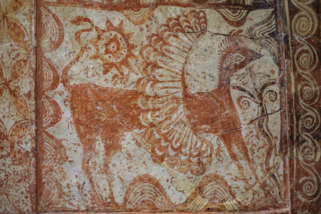 Brystlarnax med gavlåg. 1370-1300 f.Kr af Minoan