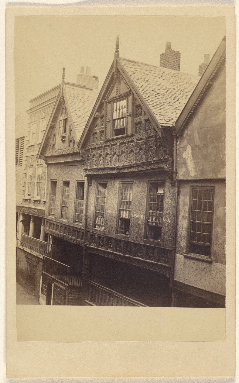 Chester. [udsigt til bygninger] af Minshull and Hughes