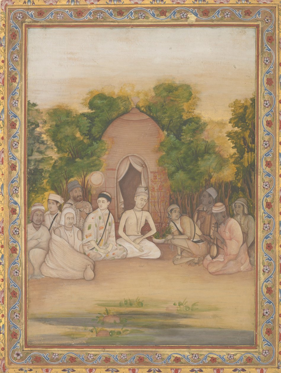 En samling af hellige mænd af forskellig tro, ca. 1770-75. af Mir Kalan Khan