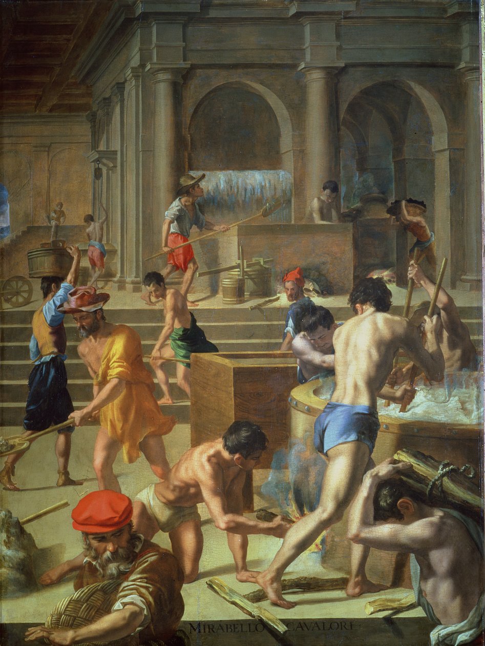 Uldfabrikken, 1572 (skifer) af Mirabello Cavalori