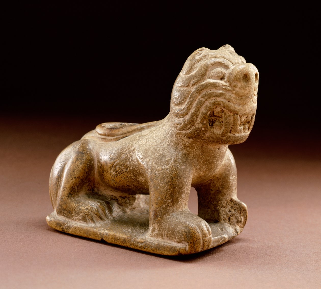 Feline billedrør, 1200-1500 af Mississippian culture