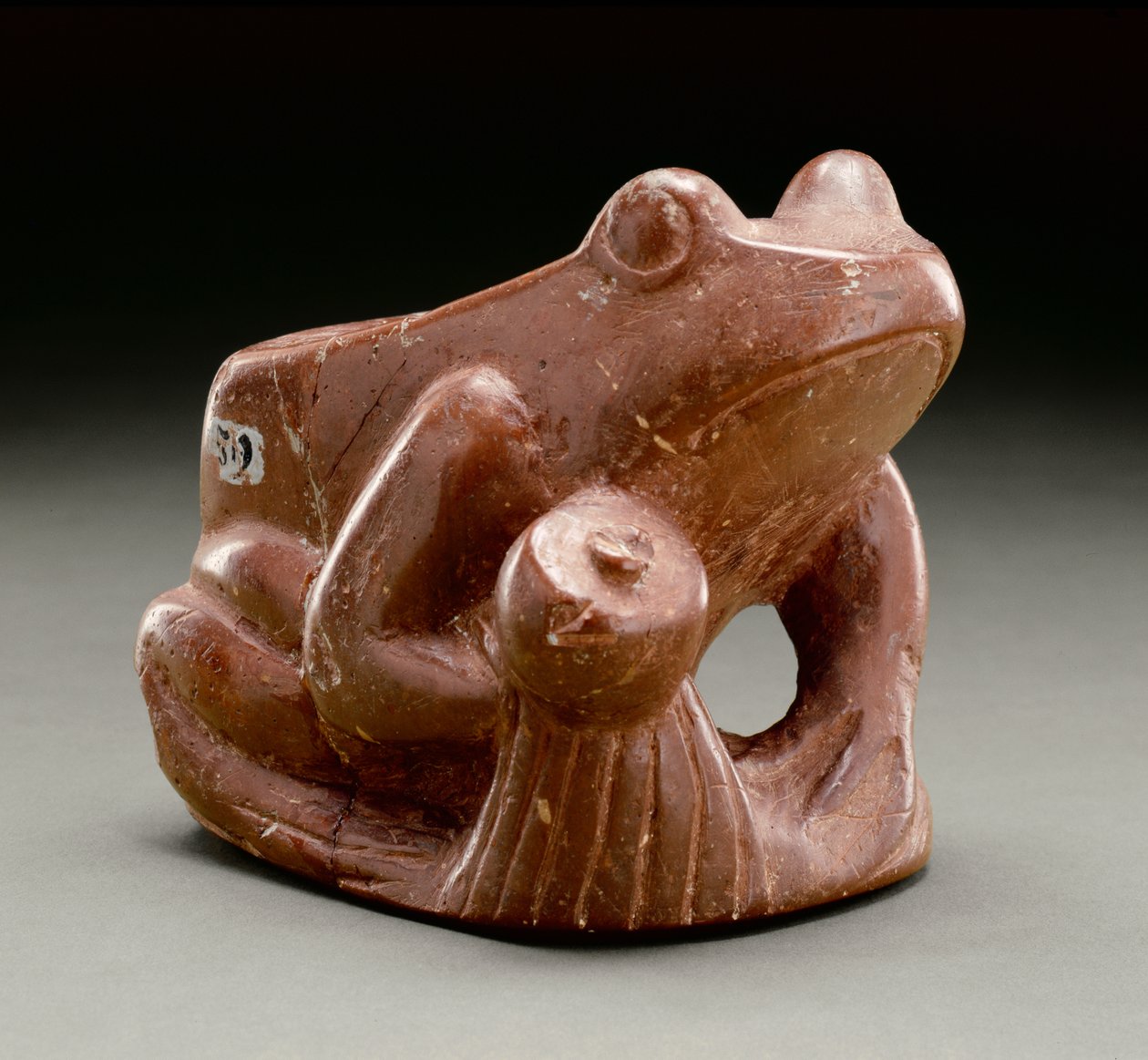Frøbillederrør, Cahokia, 1000-1300 (bauxit) af Mississippian culture