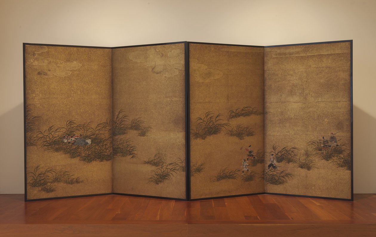 Scene fra Fortællingerne om Ise af Mitsuyoshi (Kyuyoku) (1539 1613) Tosa