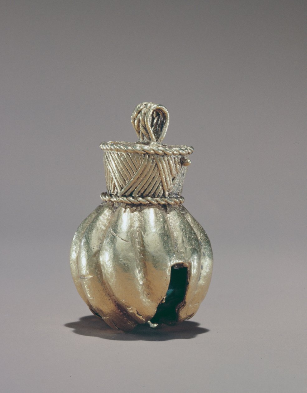 Klokke, ca. 1500 (guld) af Mixtec
