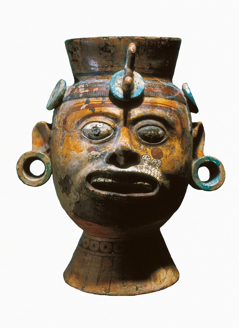 Antropomorf vase af Mixtec Mixtec